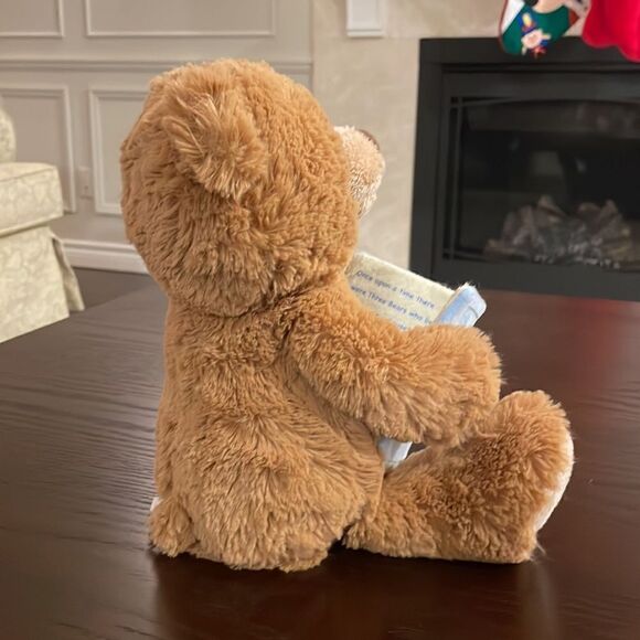 Baby Gund Storytime Cub Bear with Book Storytelling bear Excellent Condition 12” - Picture 6 of 7
